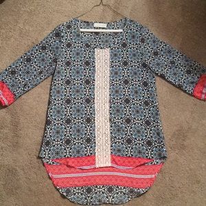 Tilly Anne high low blouse